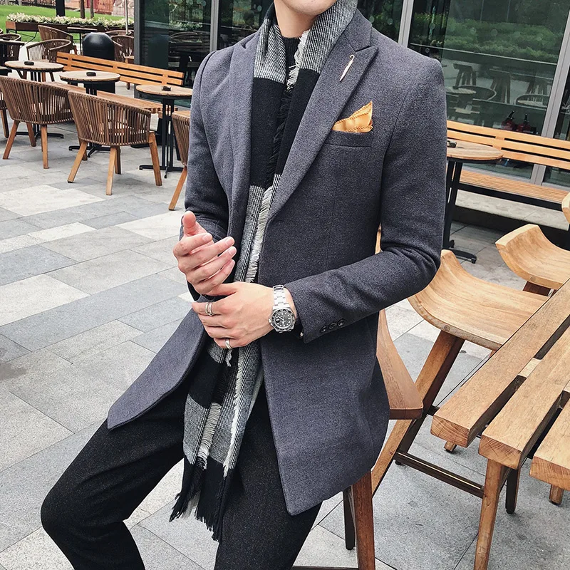 Длинный блейзер мужские бордовый Блейзер Slim Fit Британский Vestidos De Festa Longo Высокое