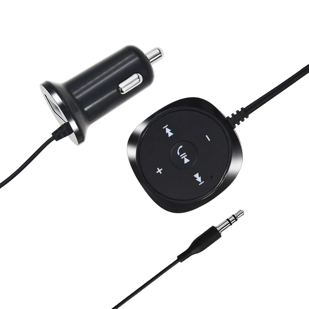 Tancredy Автомобильный Bluetooth Aux аудио приемник адаптер Bluetooth HandsFree Aux Bluetooth hands Free музыкальный приемник USB Автомобильное зарядное устройство