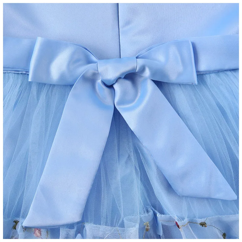 Baby Girls Princess Dress Sleeveless Kids Party Dresses For Children Wedding Costumes 4-14 Years | Детская одежда и обувь