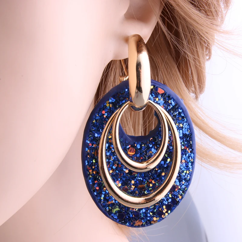 Женские серьги овальной формы NeeFu WoFu с тигром висячие из цинкового сплава и кожи