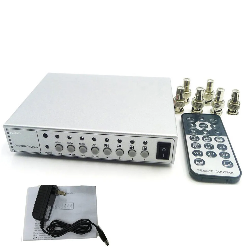 Разветвитель для видеокамеры в металлическом корпусе с пультом ДУ|adapter bnc|switcher