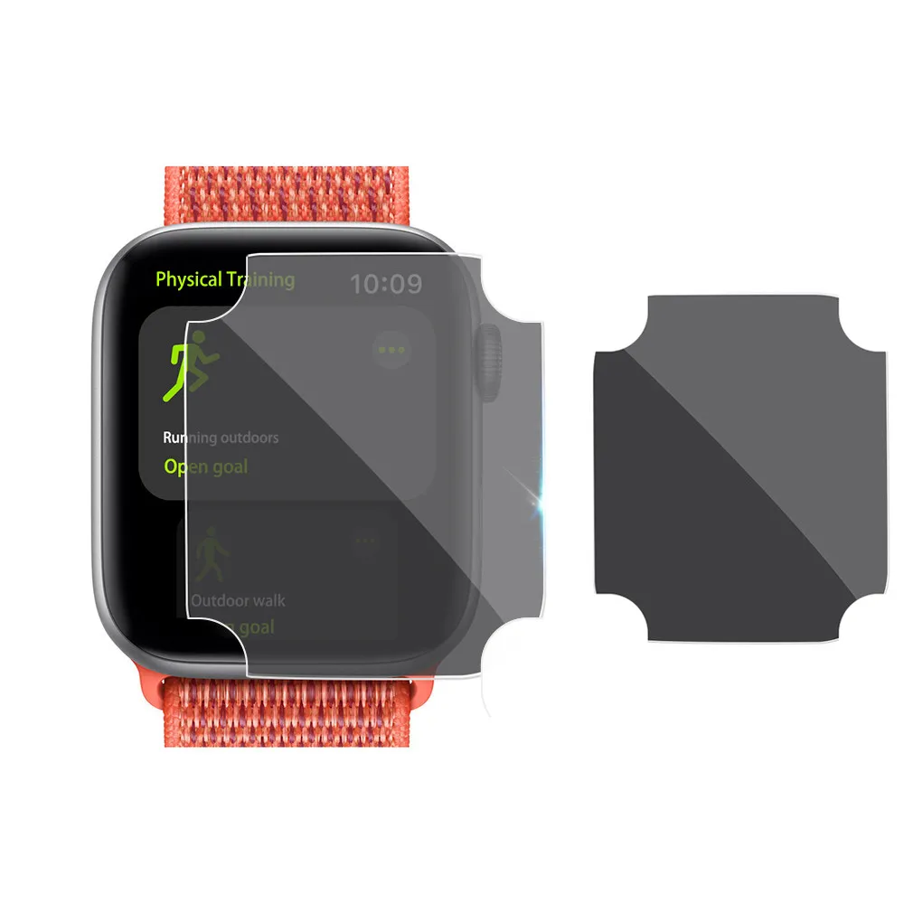 Новый 2PC закаленное ТПУ полный экран протектор для Apple Watch 4 40 мм анти-шпионская