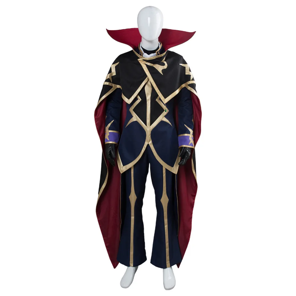 Code Geass Косплэй костюм Lelouch воскресения Сезон 3 нулевой платье для взрослых на