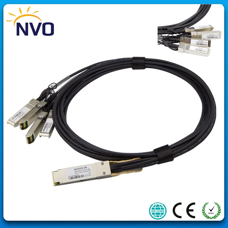 40G QSFP-4SFP + 30AWG 3M пассивный медный кабель прямого подключения QSFP к DAC Twinax | Мобильные