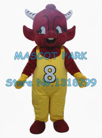 

mascot little red bull mascot costume adult size cutomizable cartoon cattle theme anime cosplay costumes carnival fancy dress