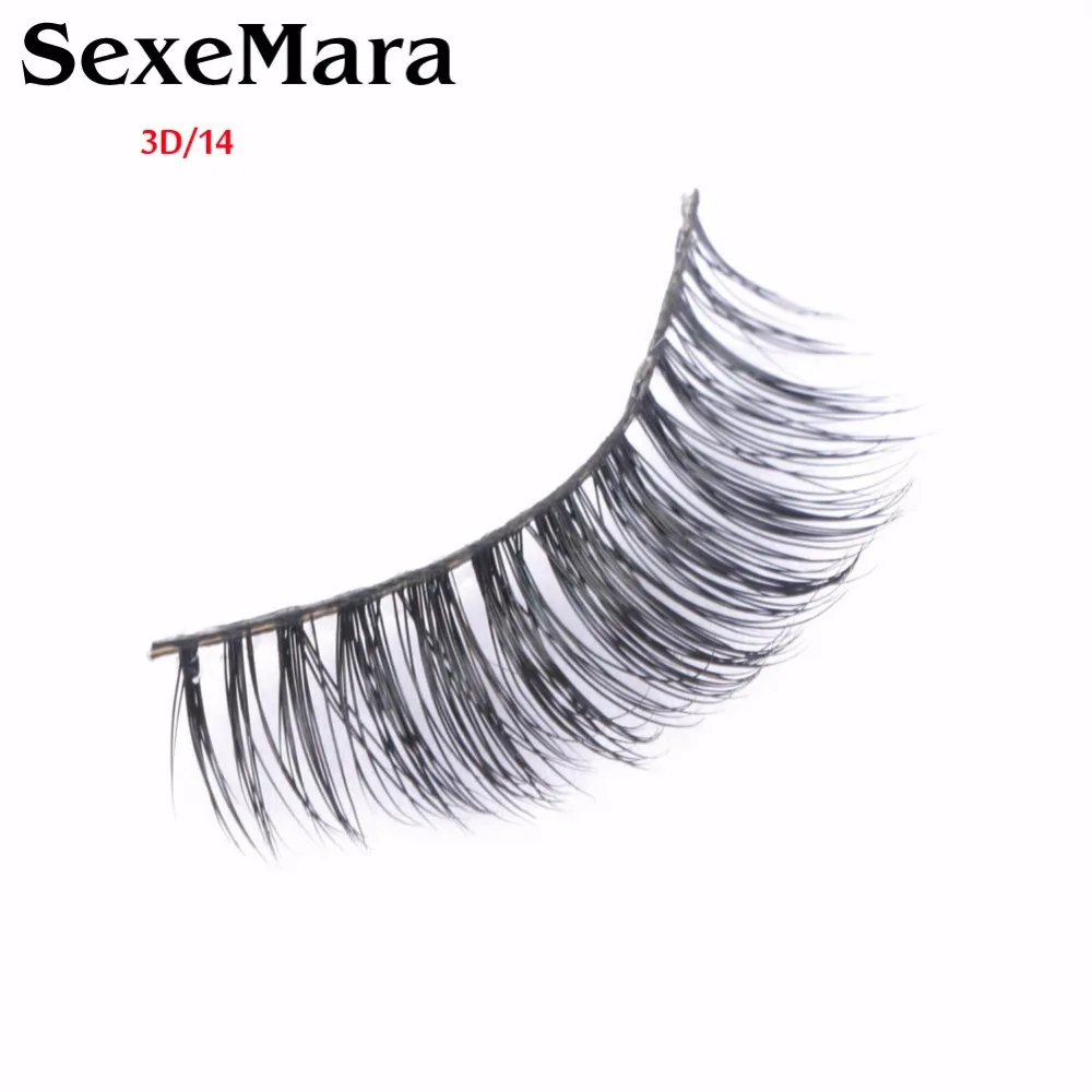 SexeMara Cross Eye Lashes Extension Makeup False Eyelashes Hot New Mink for Beauty 3D/14 | Красота и здоровье