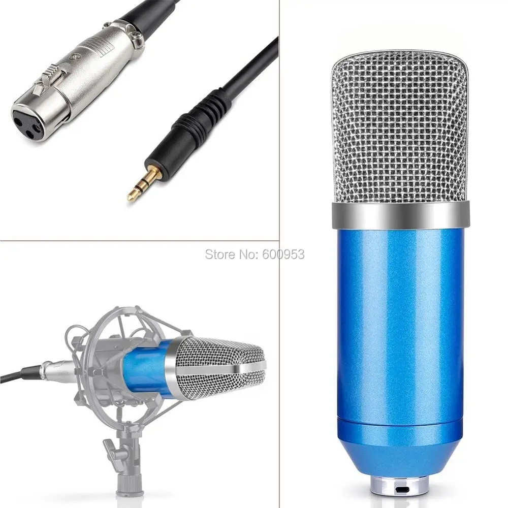 Профессиональный синий bm 700 конденсаторный КТВ микрофон кардиоидный