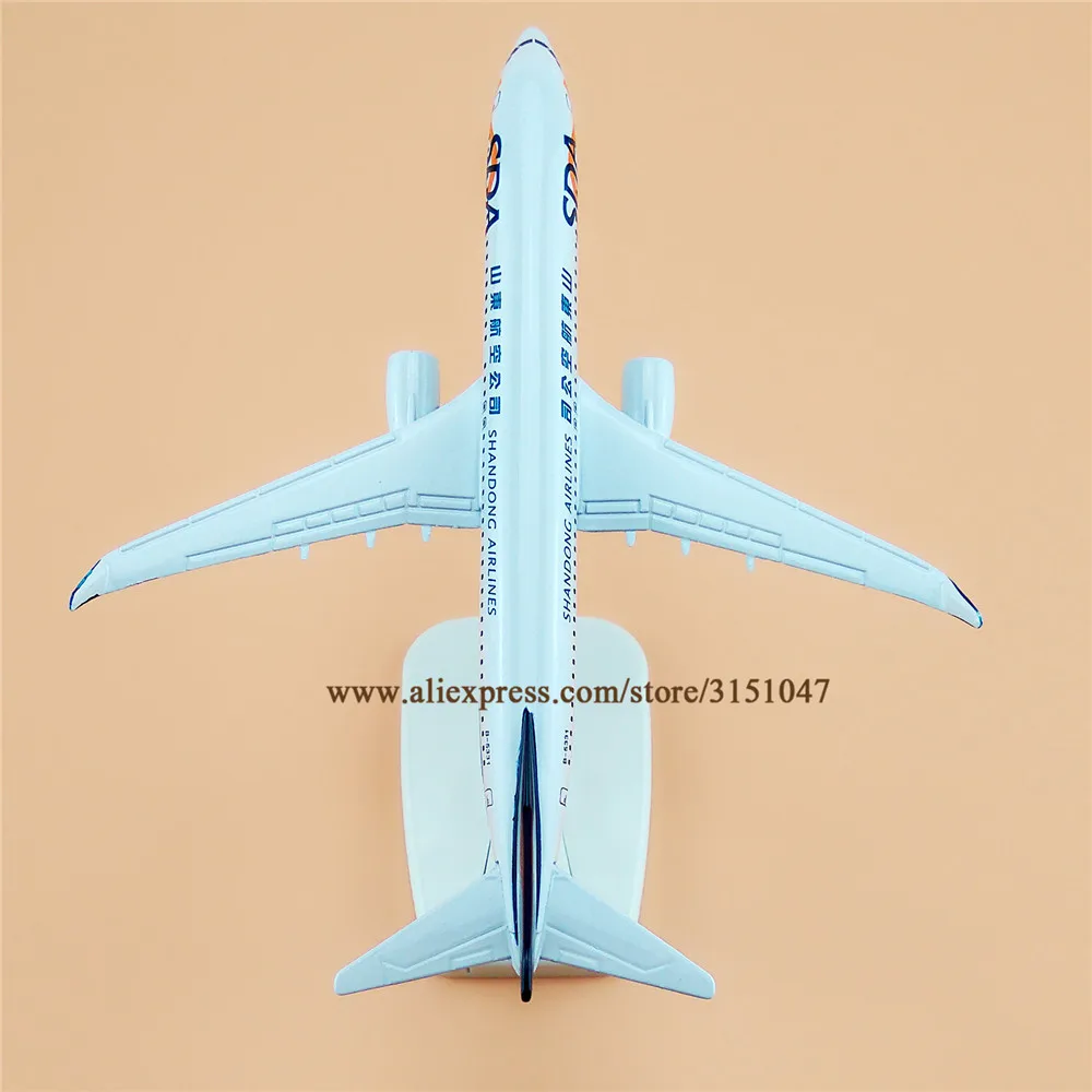 Модель самолета ShanDong Airlines B737 из металлического сплава модель Шаньдун Боинг 737
