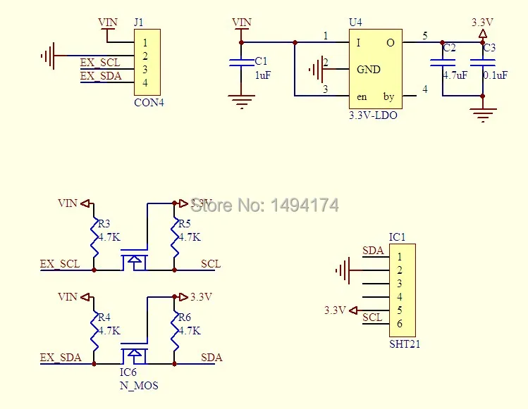 WQScosea Q8S-42 ADC I2C SHT21 Замена SHT11 SHT15 модуль влажности температуры емкостная сенсорная