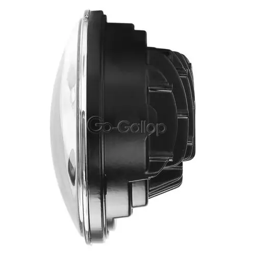 5 75 5-3/4 светодиодная черная фара круглый проектор для Harley Davidson yna Glide Fat Bob Street Low Rider