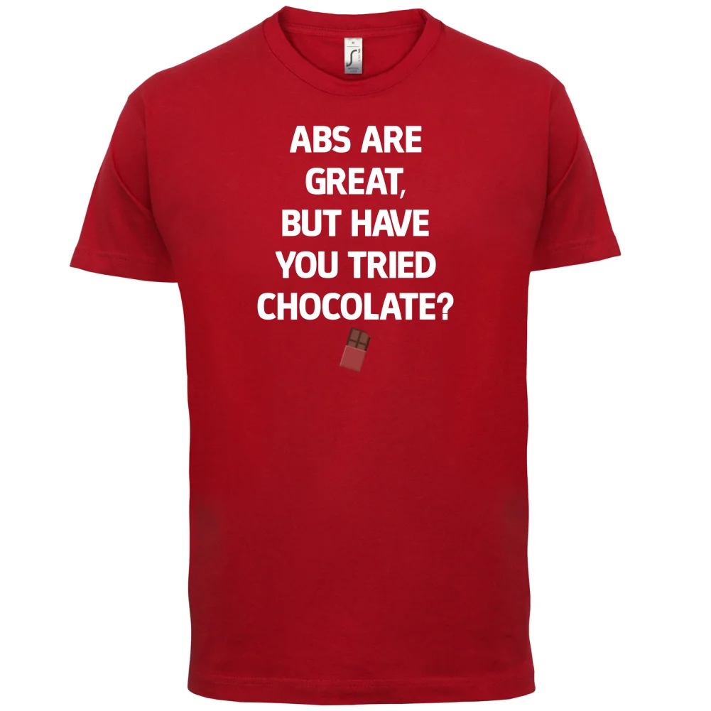 Abs отличный шоколадная Мужская футболка забавная/Диета/GymER здоровая с принтом