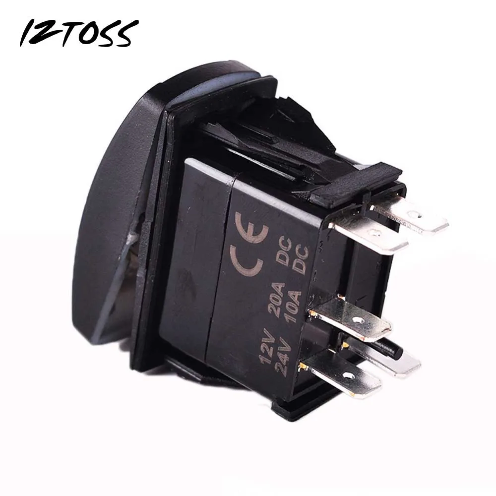 IZTOSS элементарных с подсветкой включения выключения рокер однополюсного