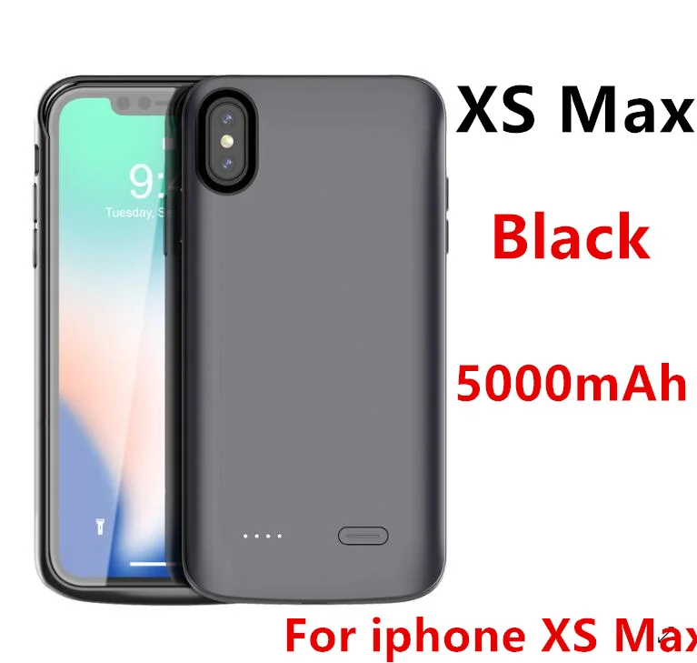 for iphone XSmax Новейший Внешний чехол Gagaking для iphone X, XS, XSmax, XR, портативное зарядное устройство, чехол для apple X 6000 мАч, Ультратонкий внешний аккумулятор - Цвет: for iphone XSmax