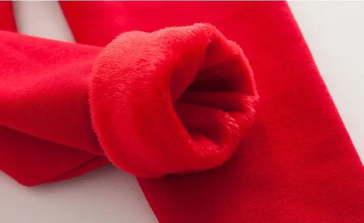 Осенью и зимой ребенка Леггинсы для девочек руно теплой чулки штаны детей модные