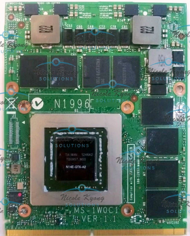 Фото Видеокарта GTX780M 4G GTX 780M для MSI GT60 16F3 16F4 GT70 1763 M17X R4 R5 M18X R2 R3 R4 A1312 Clevo FJHX2 2K0KW MS-1W0C1