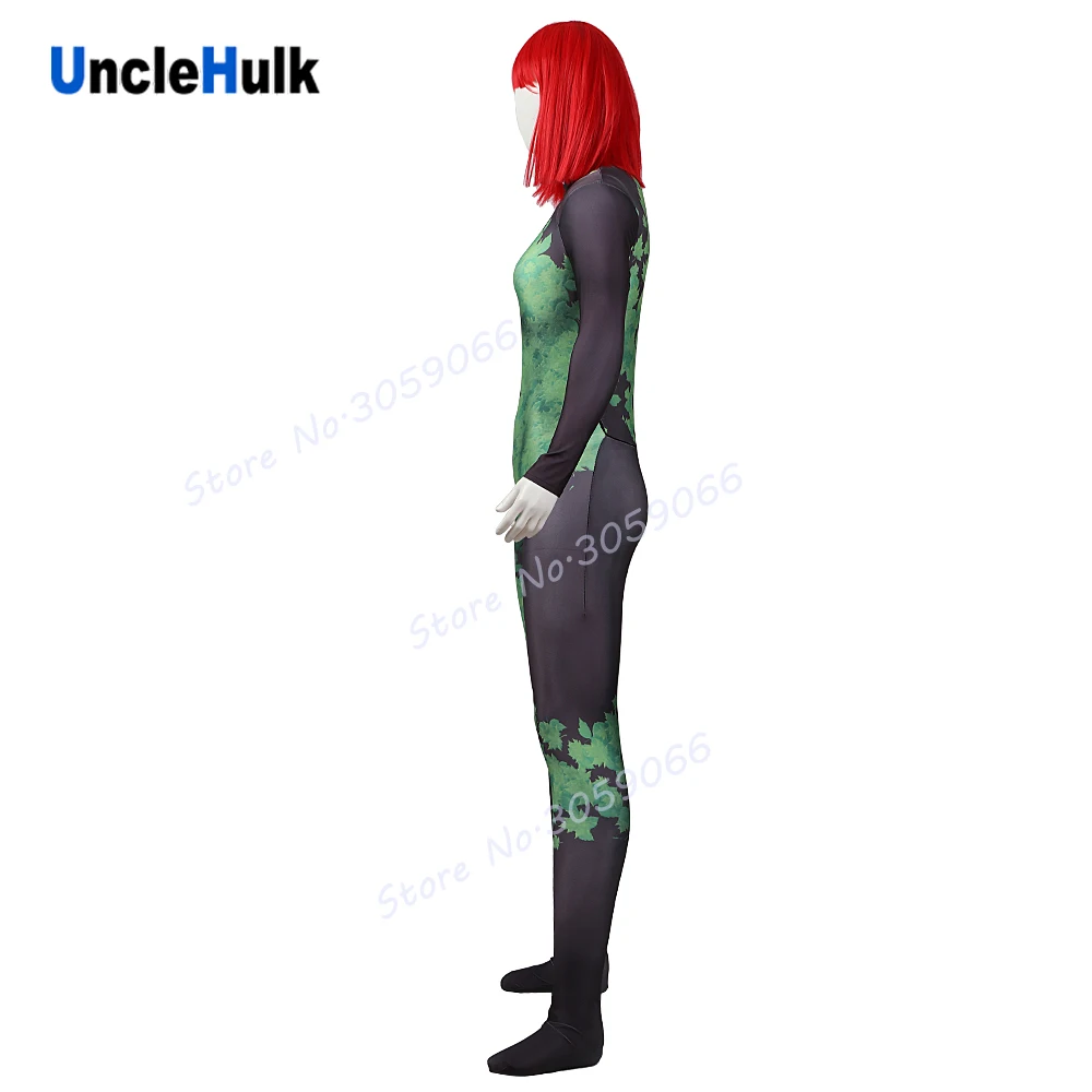 Ядовитый плющ Pamela Lillian Isley спандекс Zentai Костюм | UncleHulk Тематическая одежда и