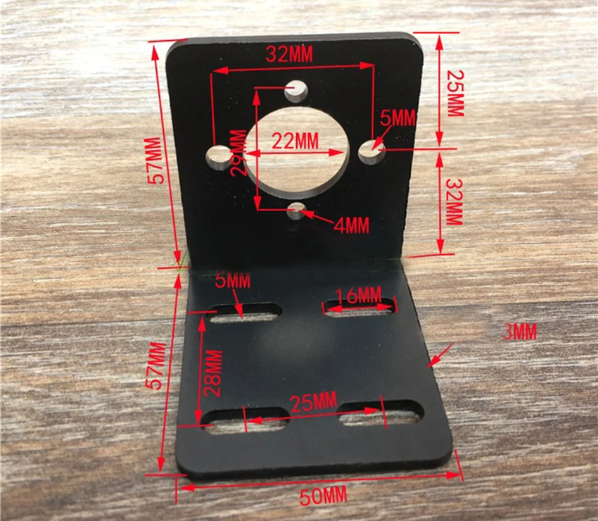 

1pc 755/775/795/885/895/997 Motor Bracket High Torque 3MM Metal Bracket L-type Motor Bracket