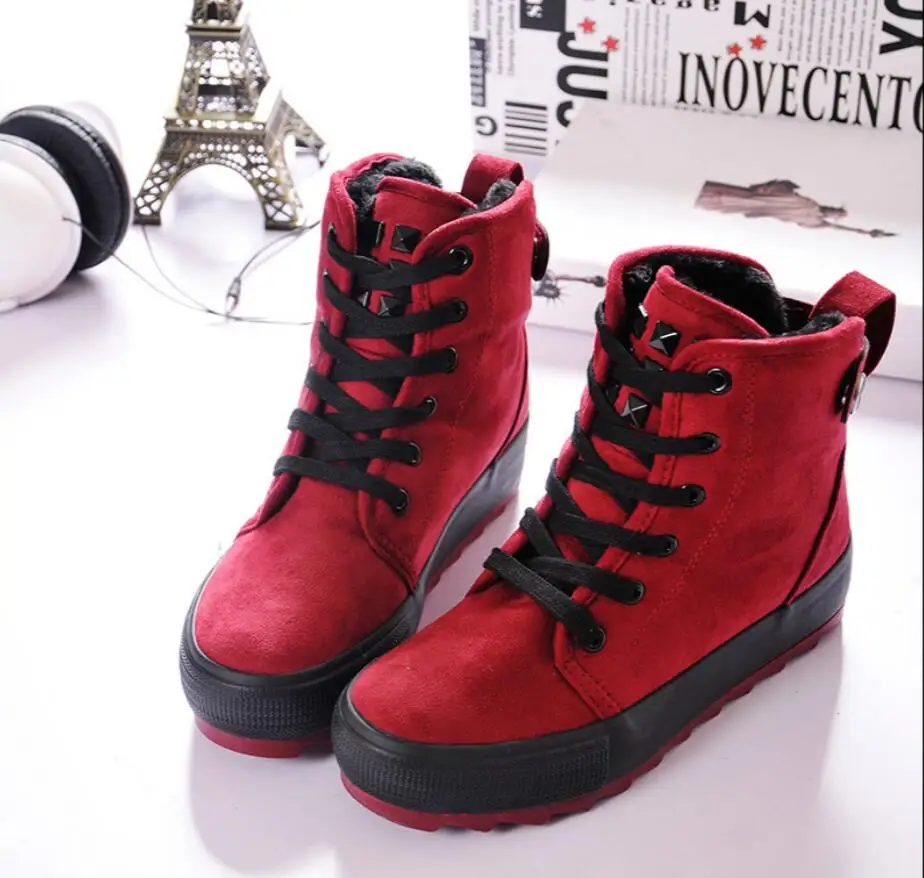 HEE GRAND/модные зимние ботинки Zapatos Mujer сезон зима осень женские без застежки на