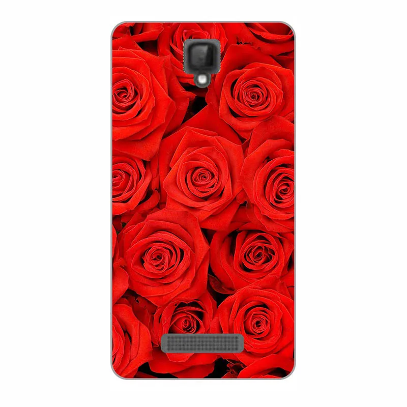 Модный мультяшный Мягкий силиконовый чехол из ТПУ ZTE Blade L5 красочная печать с