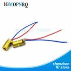 10 шт. 650нм 6 мм 3 в 5 в 5 мВт Регулируемый лазерный точечный диодный модуль красная Медная головка