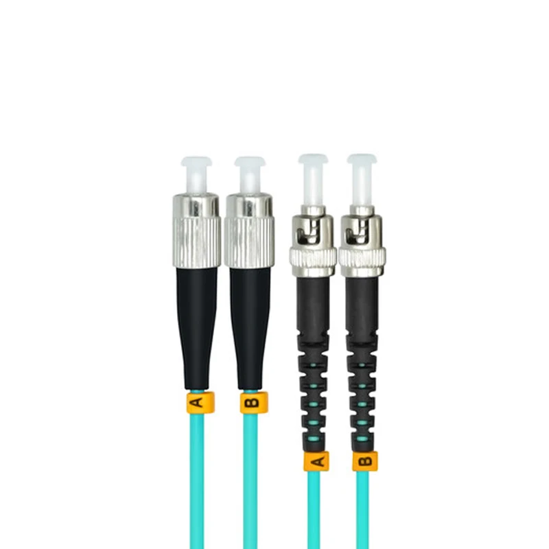 

ZHWCOMM 10PCS 3m FC-ST Multimode Duplex Fiber Optic Patch Cord FC-ST OM3 fiber optic patch cable FTTH 10g Optical fiber jumper