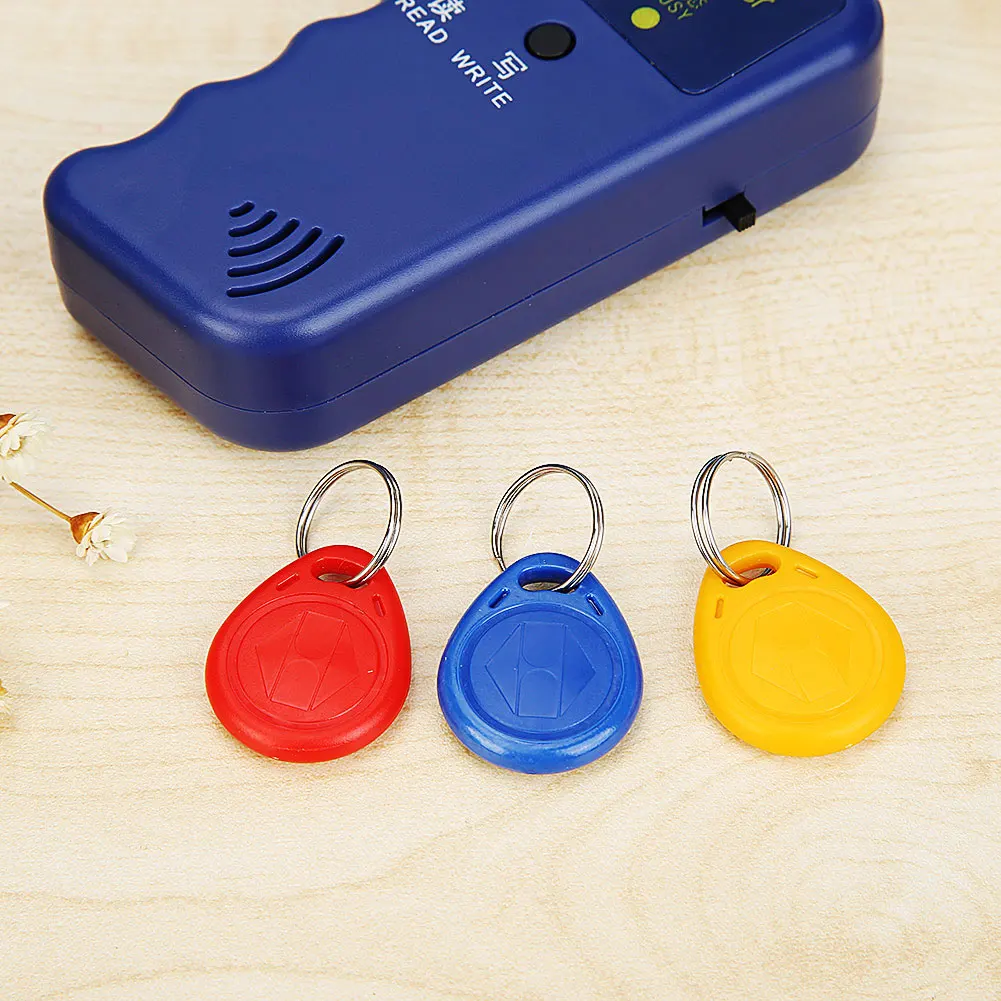 Ручной 125 кГц RFID Дубликатор Копир Писатель программист считыватель+ EM4305 перезаписываемый ID Брелоки метки карты