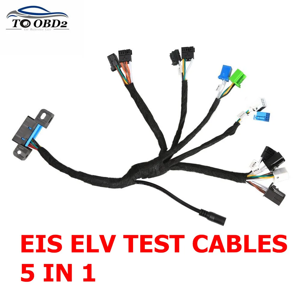 

FIVE IN ONE EIS ELV Test Cables for Mercedes Works Together with VVDI MB BGA TOOL and CGDI Prog MB (5-in-1)