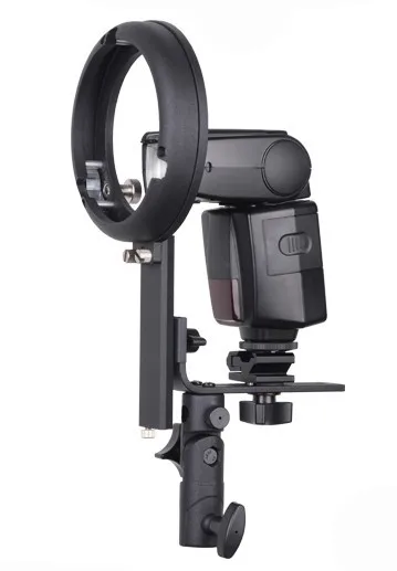 Вспышка Speedlite L кронштейн держатель Поддержка для Bowens крепление вспышки Snoot Softbox|l