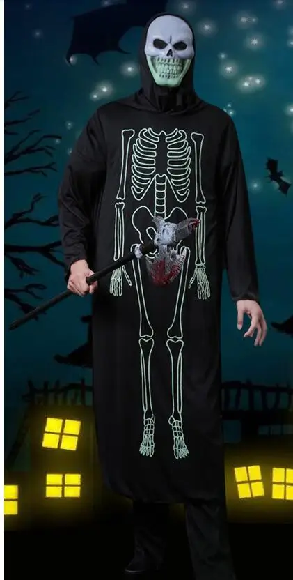 Хит продаж детский и взрослый светящисветильник ночник на Хэллоуин костюмы