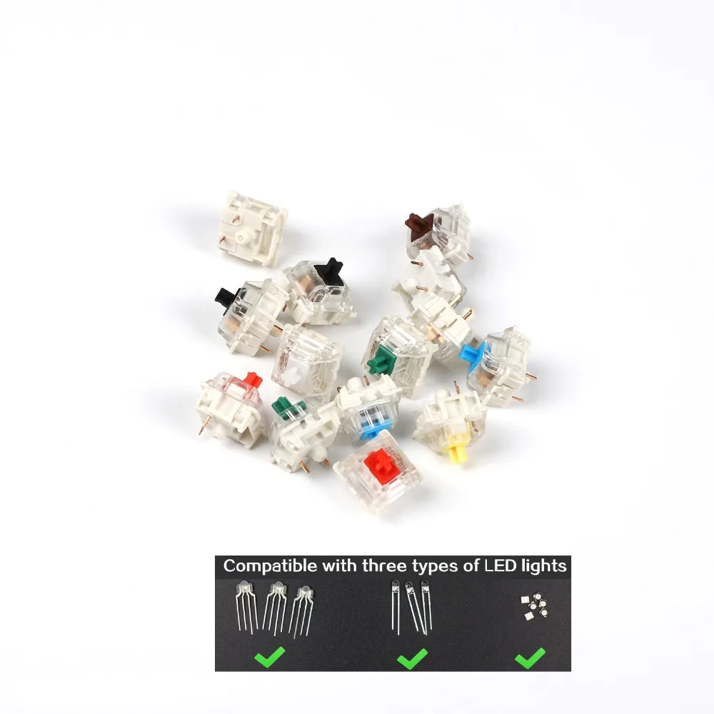 Оптовая продажа SMD СВЕТОДИОДНЫЙ подсветящиеся светодиодный Совместимость Gateron