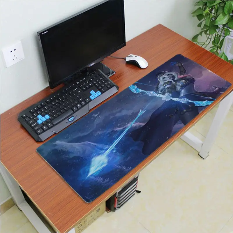 Lock Edge 30x60cm Yinuoda винтажный крутой коврик для мыши Ashe League Of Legends геймерские игровые коврики размер для 30x60 см 40x90 см резиновые прямоугольные коврики для мыши - Цвет: Lock Edge 30x60cm