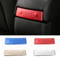 car styling armrest box sticker for jeep renegade 2015 up aluminium front face designs back cover decoration trim panel