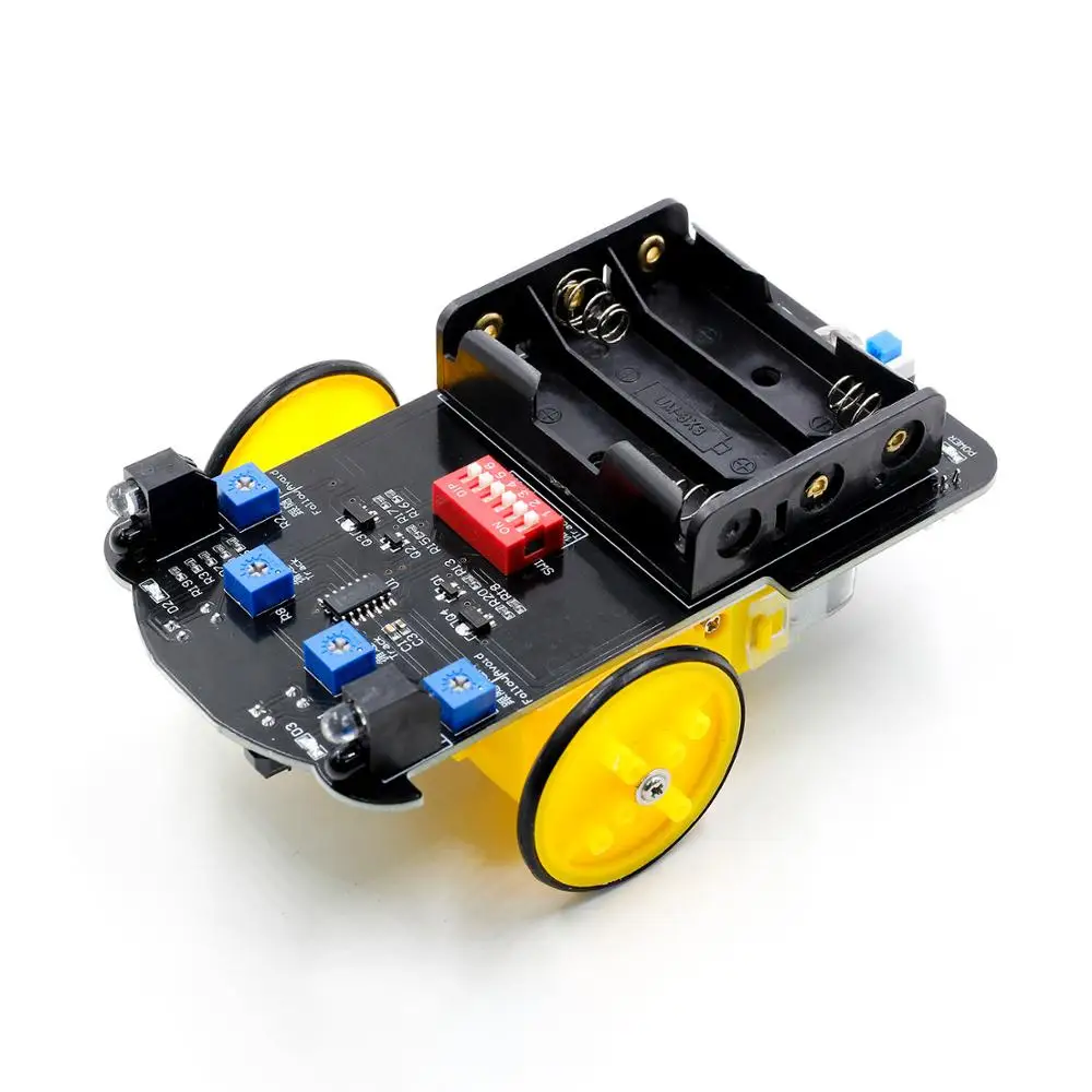 DIY Kit Intelligent Tracking Line Smart Car TT Motor Electronic Patrol Automobile Parts | Электронные компоненты и