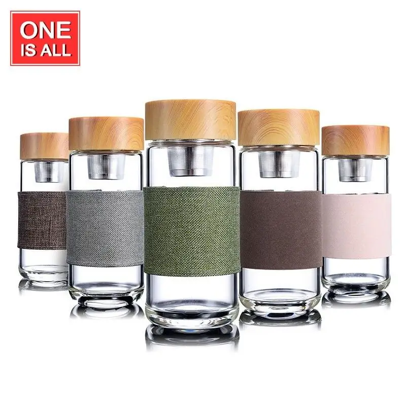 ONEISALL 400 мл стеклянная бутылка для воды чашки кофе стакан кружка чая чашка сока