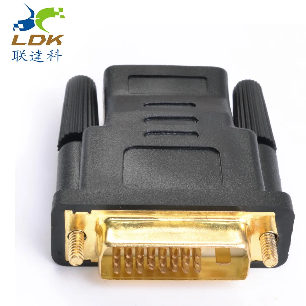 Адаптер Liandake DVI на HDMI с аудио 24 + 1 компьютер Женский HD конверсионный головной