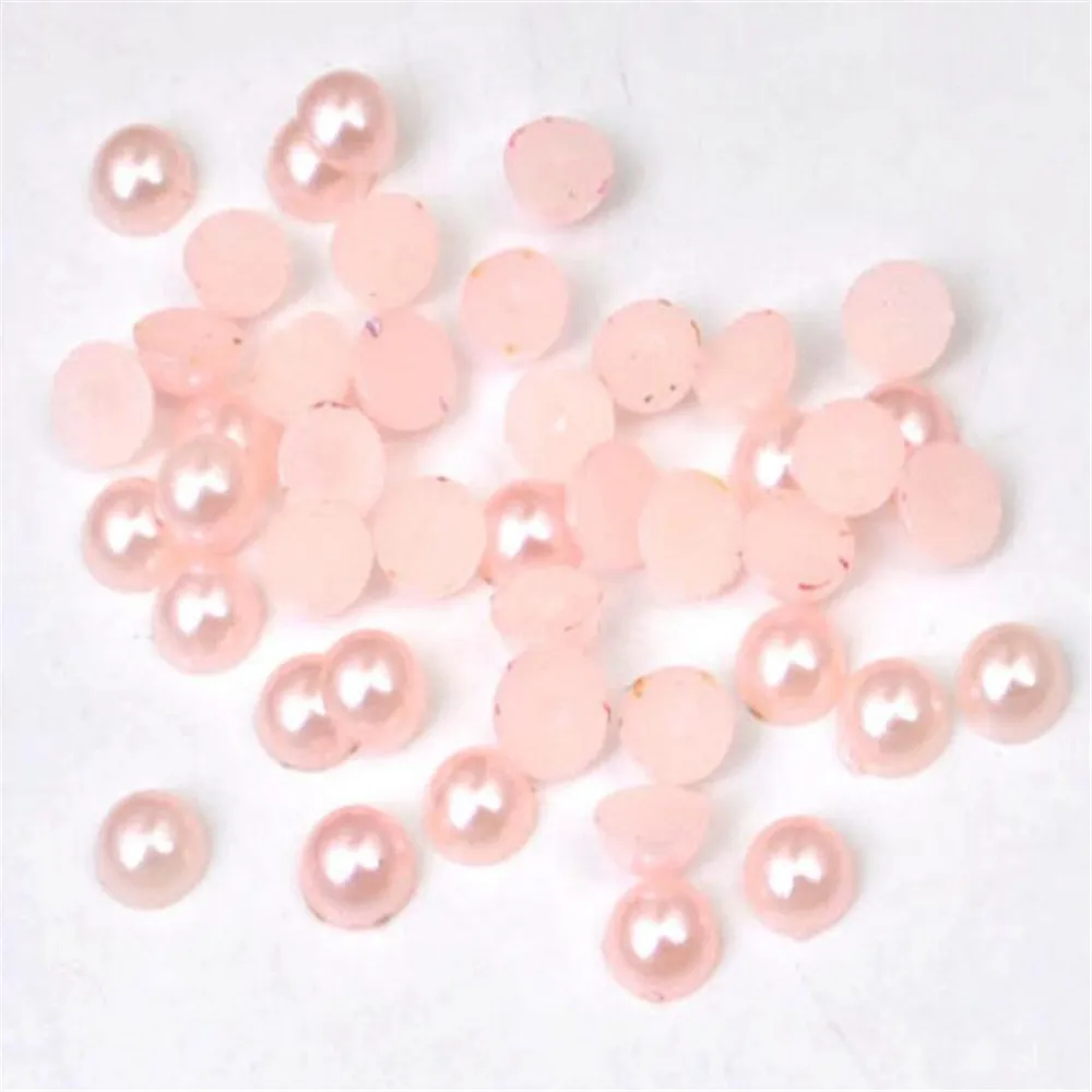 Круглые жемчужные бусины бледно-розового цвета 1 5-14 мм | Дом и сад