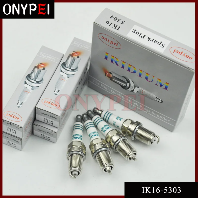 4 шт./лот иридиевая Свеча зажигания IK16 5303 для Toyota Nissan Honda IK16-5303