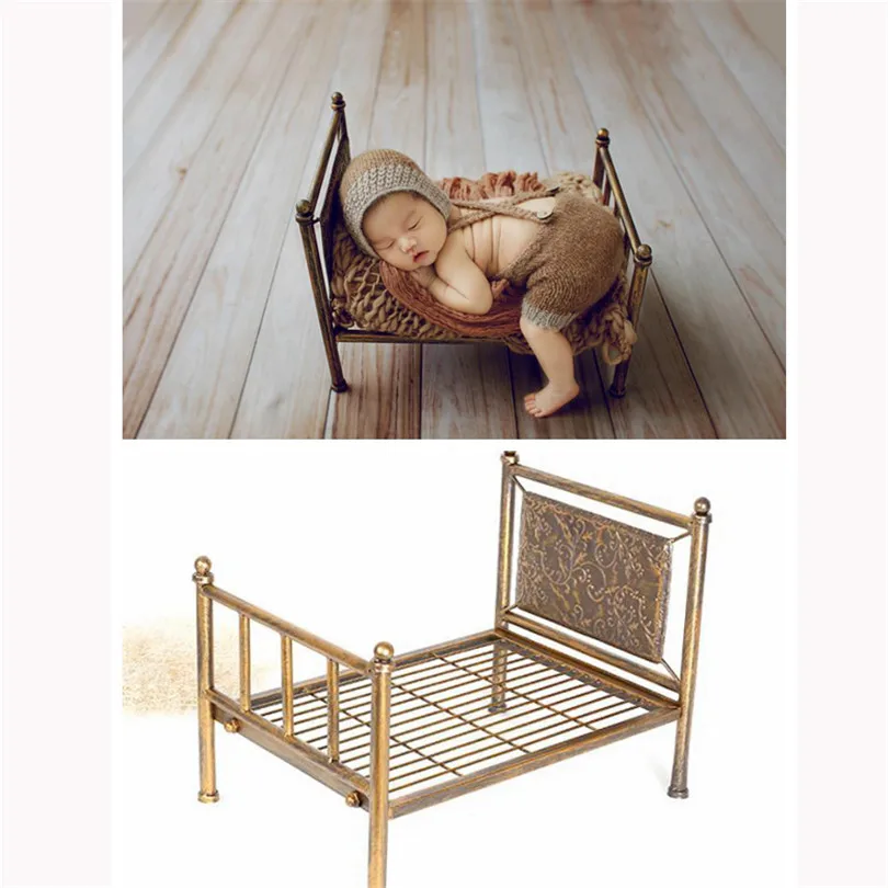 Newborn bed photography props Rustic Baby bed photo props Newborn stain photo backdrop