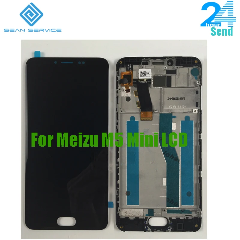 Для MEIZU M5 Мини ЖК-дисплей с сенсорным экраном дигитайзер сборка Замена рамкой 5 2