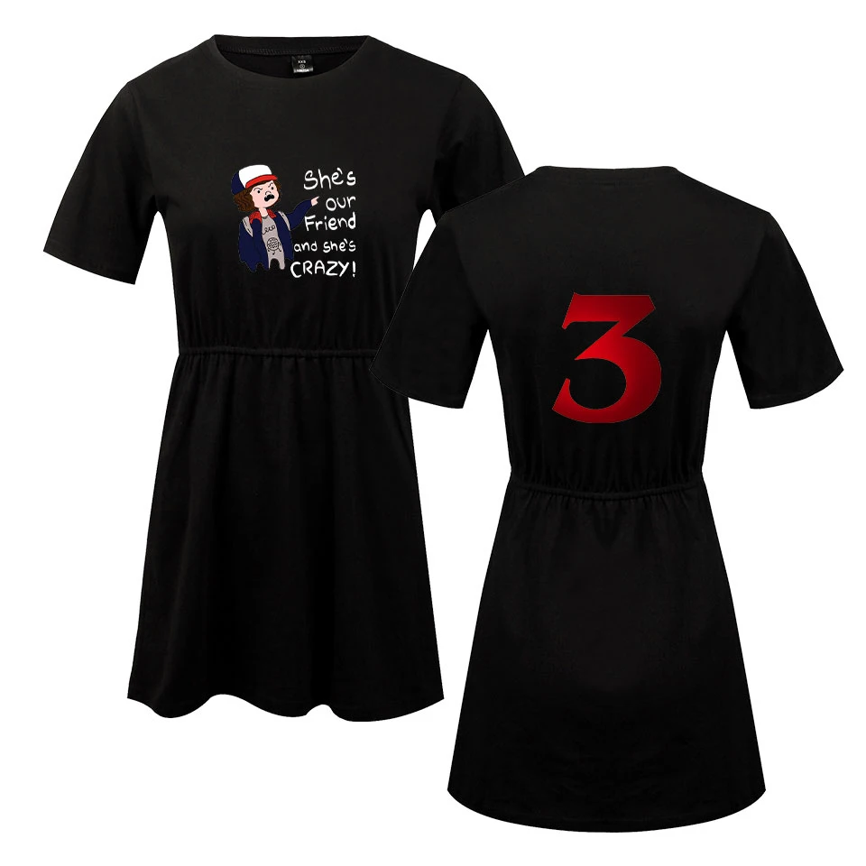 Странные вещи 3 летнее платье популярное модное уличное Удобное повседневное в