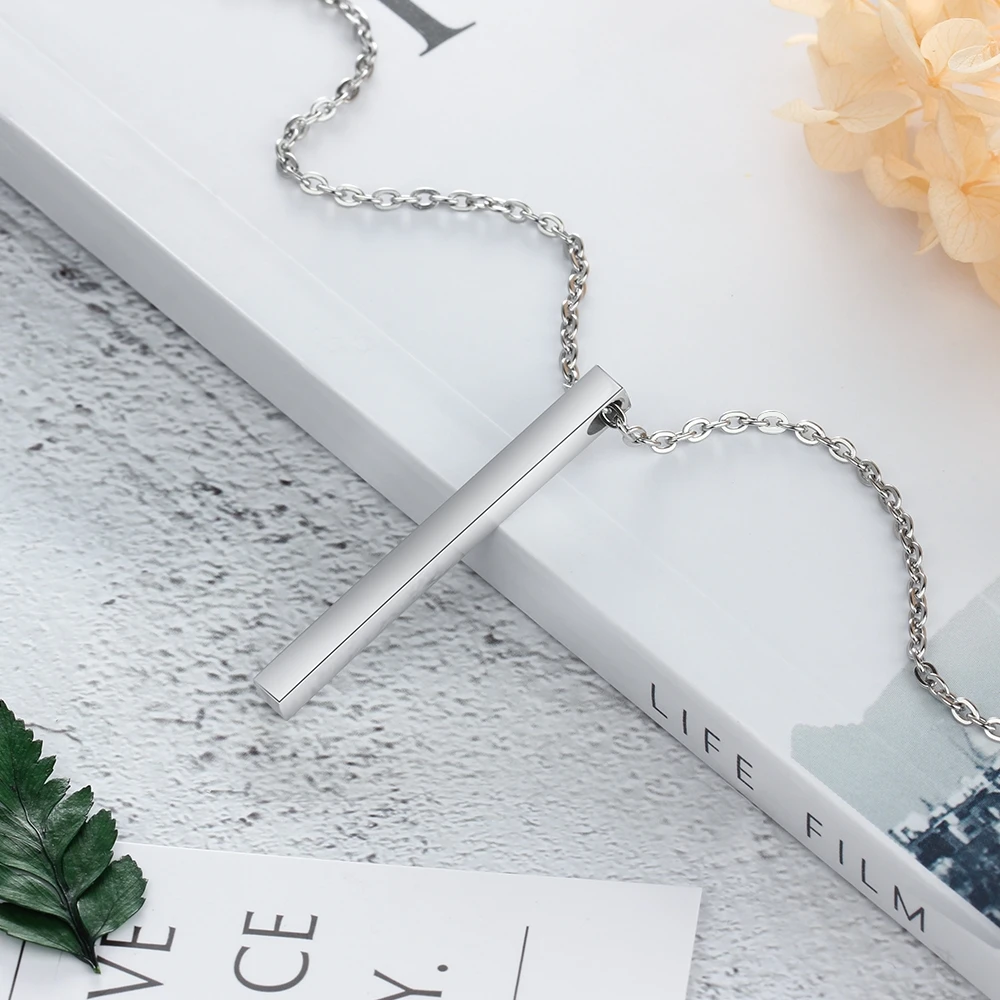 Персонализированные ожерелья и подвески из нержавеющей стали 3 цвета DIY 4