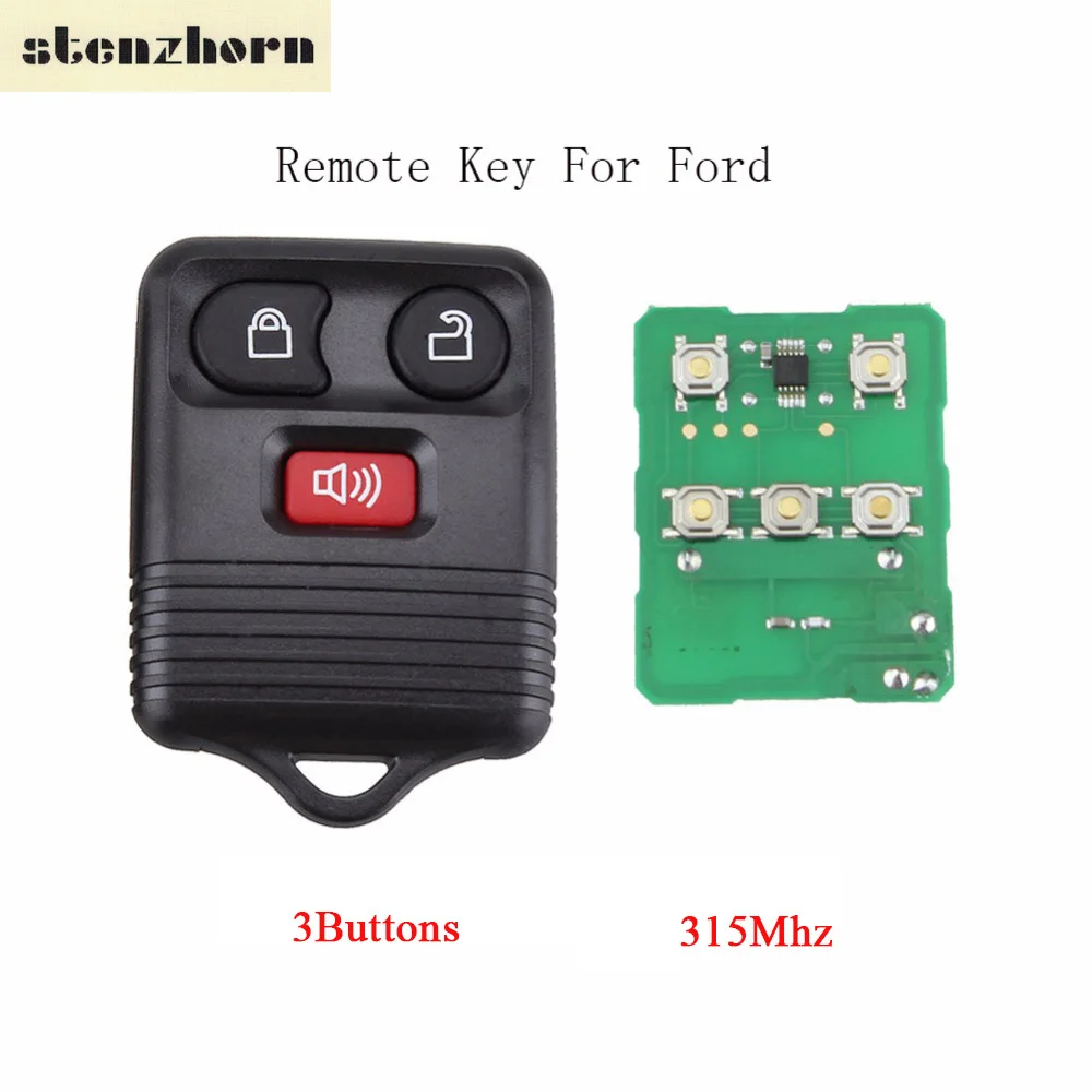 Stenzhorn 315 МГц 3 пуговицы ключи Дистанционного Fobs для Ford Mustang Explorer Mercury альпинист