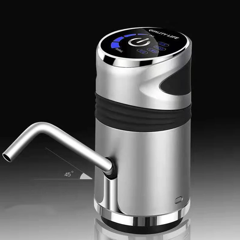 Automatic Electric Water Pump Button Dispenser Gallon Bottle Drinking Switch For Pumping Device Silver Grey |