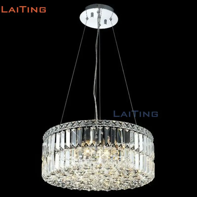 Круглая или квадратная хрустальная люстра K9 Дешевая современная стальная