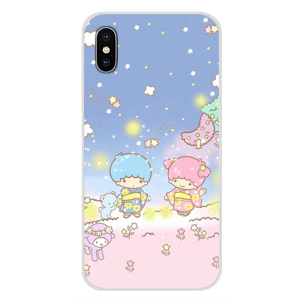Японский Милый мой Мелодия маленькие двойные звезды для Samsung Galaxy S4 S5 MINI S6 S7 edge S8 S9