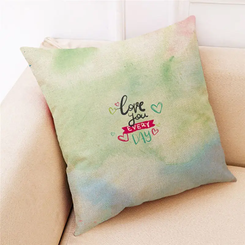 

Mother's day love mom words festival pillowcase Decorative home sofa cushion cover gift factory dropshipping custom pillow case