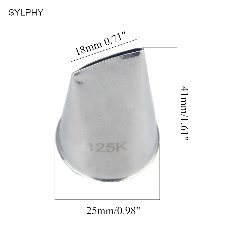 SYLPHY#125K насадка из нержавеющей стали для глазури насадка для торта крема насадка для выпечки насадки для украшения торта инструменты