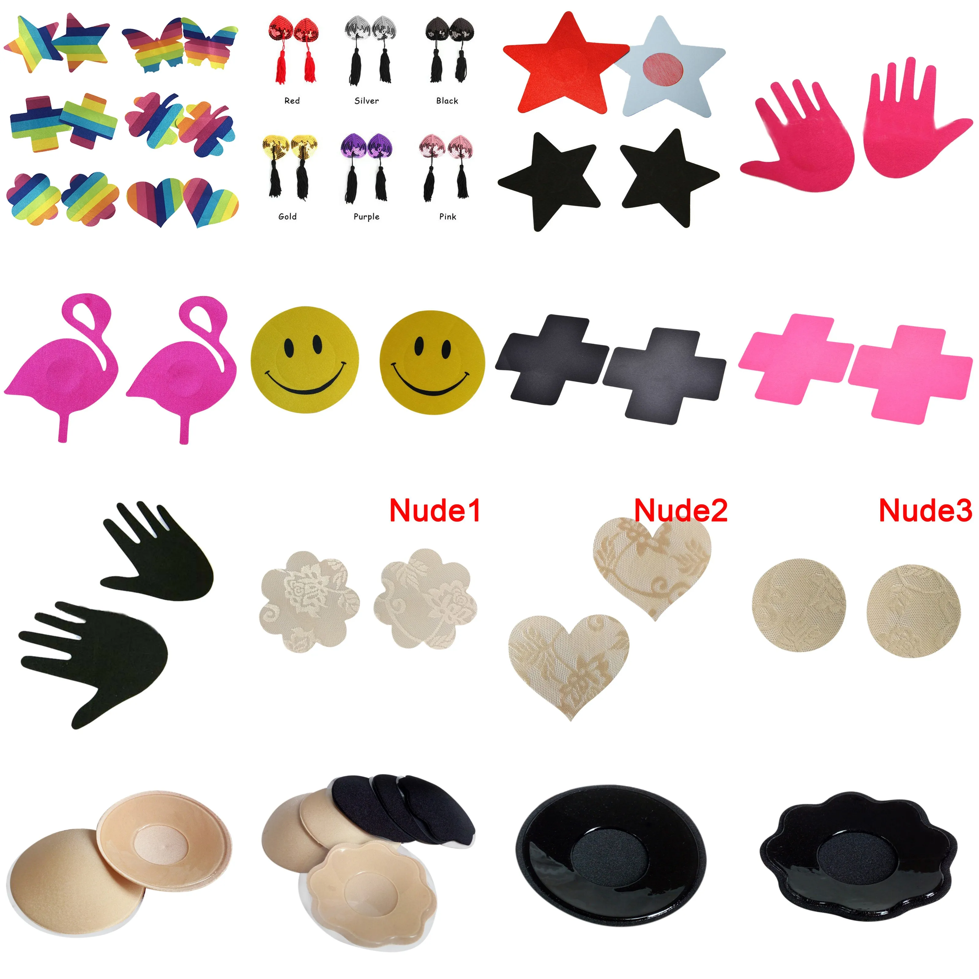 2 шт. эротическая игрушка сексуальный самоклеящийся блёстки бахрома Обложка для