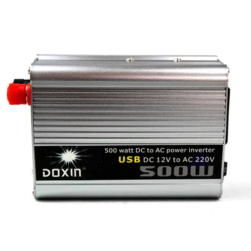 500 Вт автомобильный инвертор постоянного тока 12 В в переменный ток 220 с usb-портом