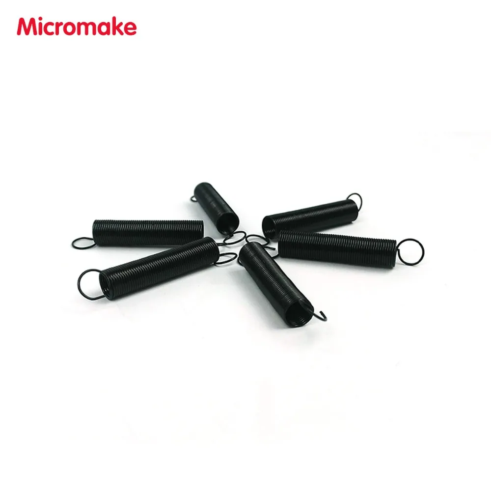 Micromake 3d принтер части удлинительная пружина 6 шт./лот используется для Kossel Delta 3d принтер толкатель демпфирования амортизирующая